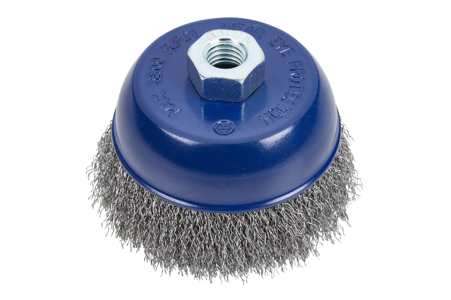 Blue Spot Steel Wire Cup Brush Welding Rapid Rust Paint Removal M14 X 2 100mm 4" Grinder