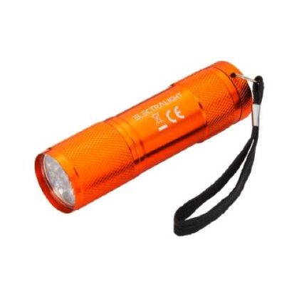 Electralight 9 LED Stubby Aluminium Torch, With Batteries
