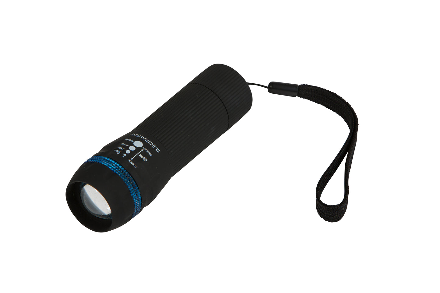 Electralight 1W LED Rubber Zoom Torch, With Batteries