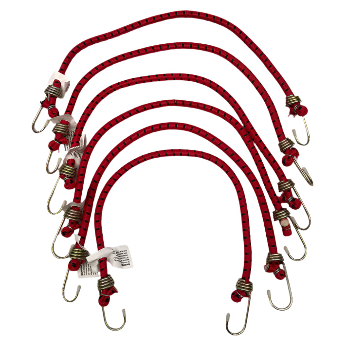 Bungees - 6 Heavy Duty Bungee Cords 60cm / 24" Long