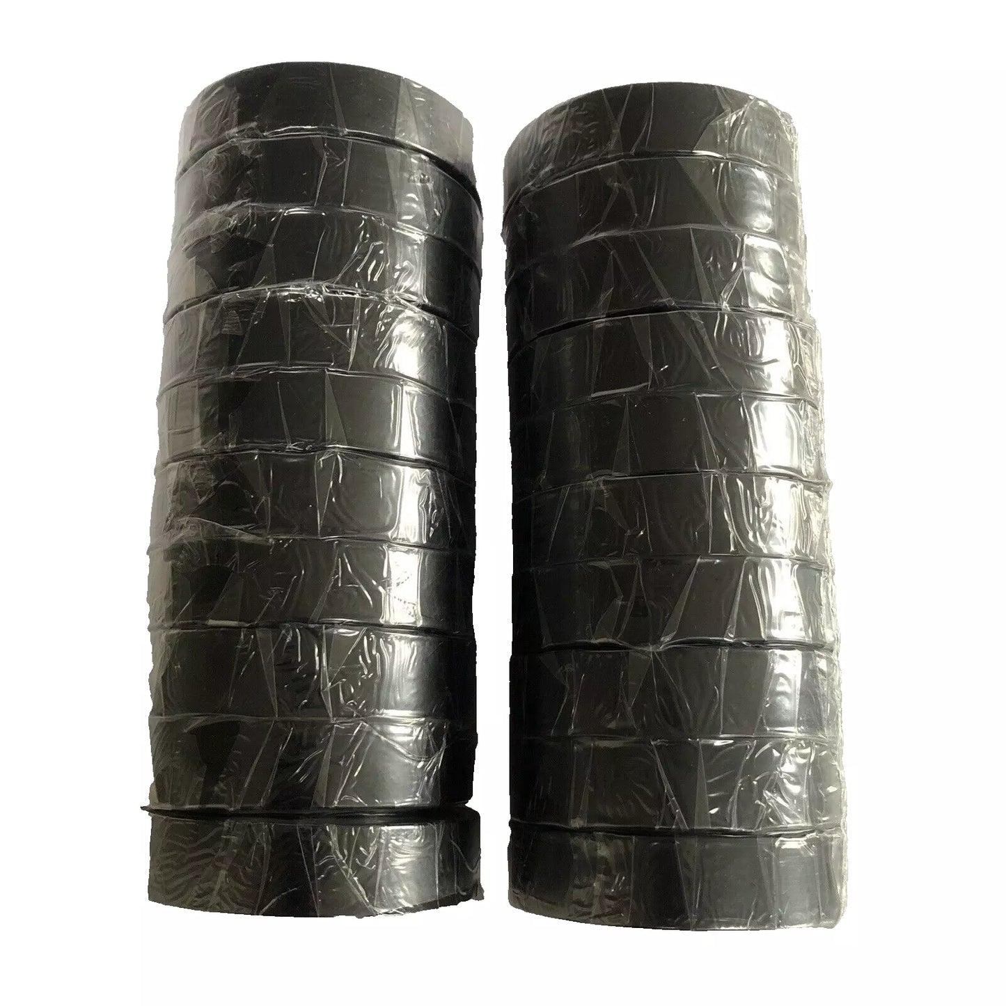 20 Rolls Of Black Electrical Pvc Insulation Insulating Tape 19mm x 33m Tapes