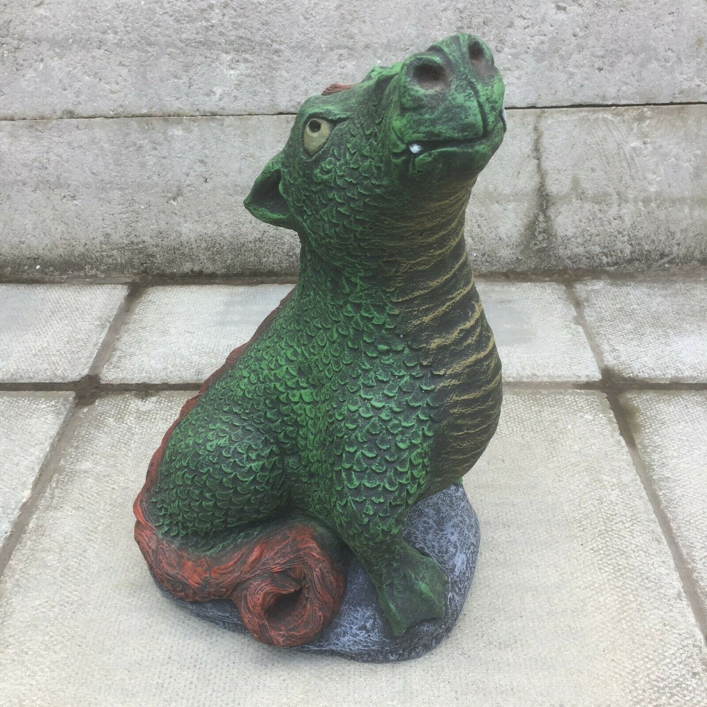 Surrey Stoneware - Dragon Standing On A Rock - Dragon297