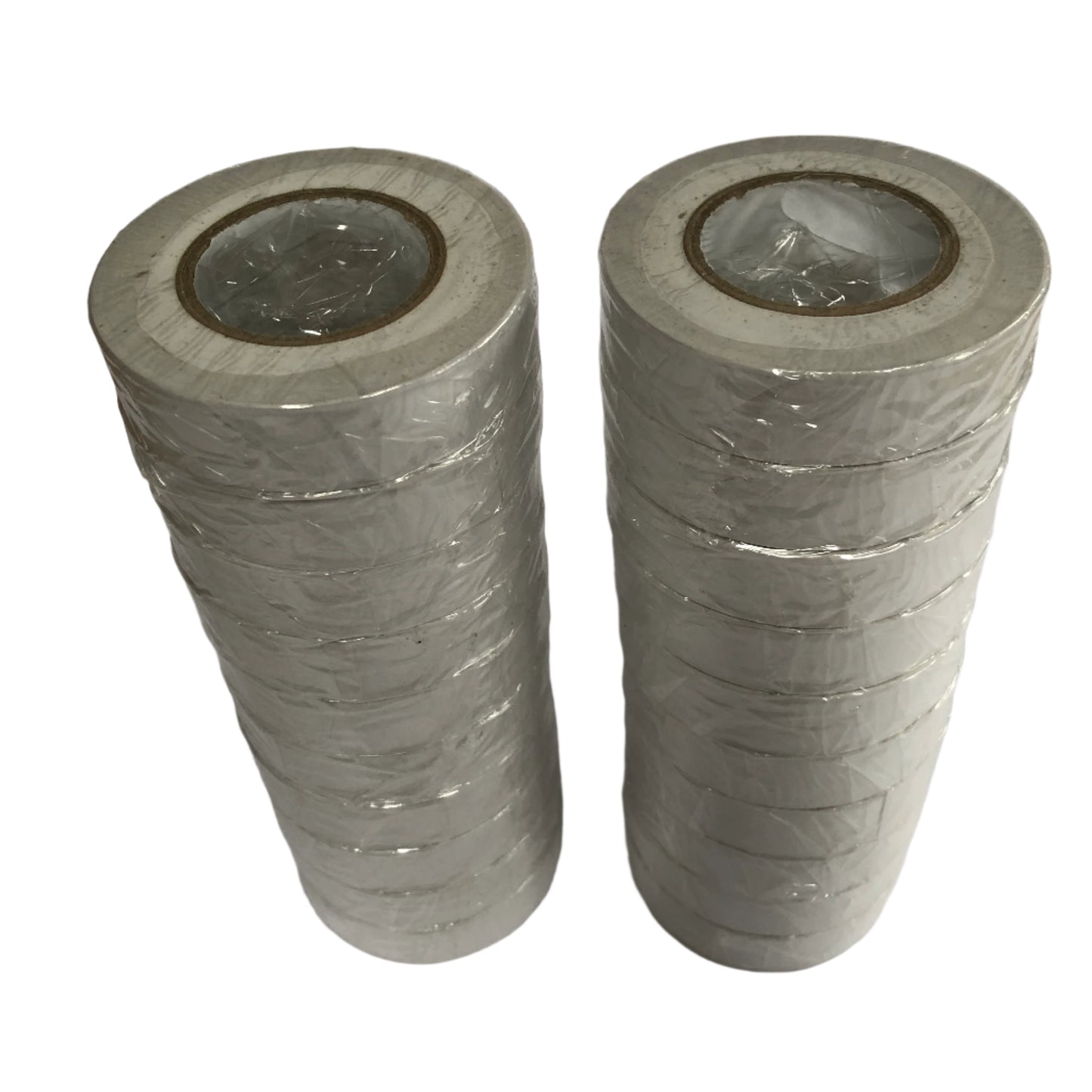 20 Rolls Of White Electrical Pvc Insulation Insulating Tape 19mm x 20m Tapes
