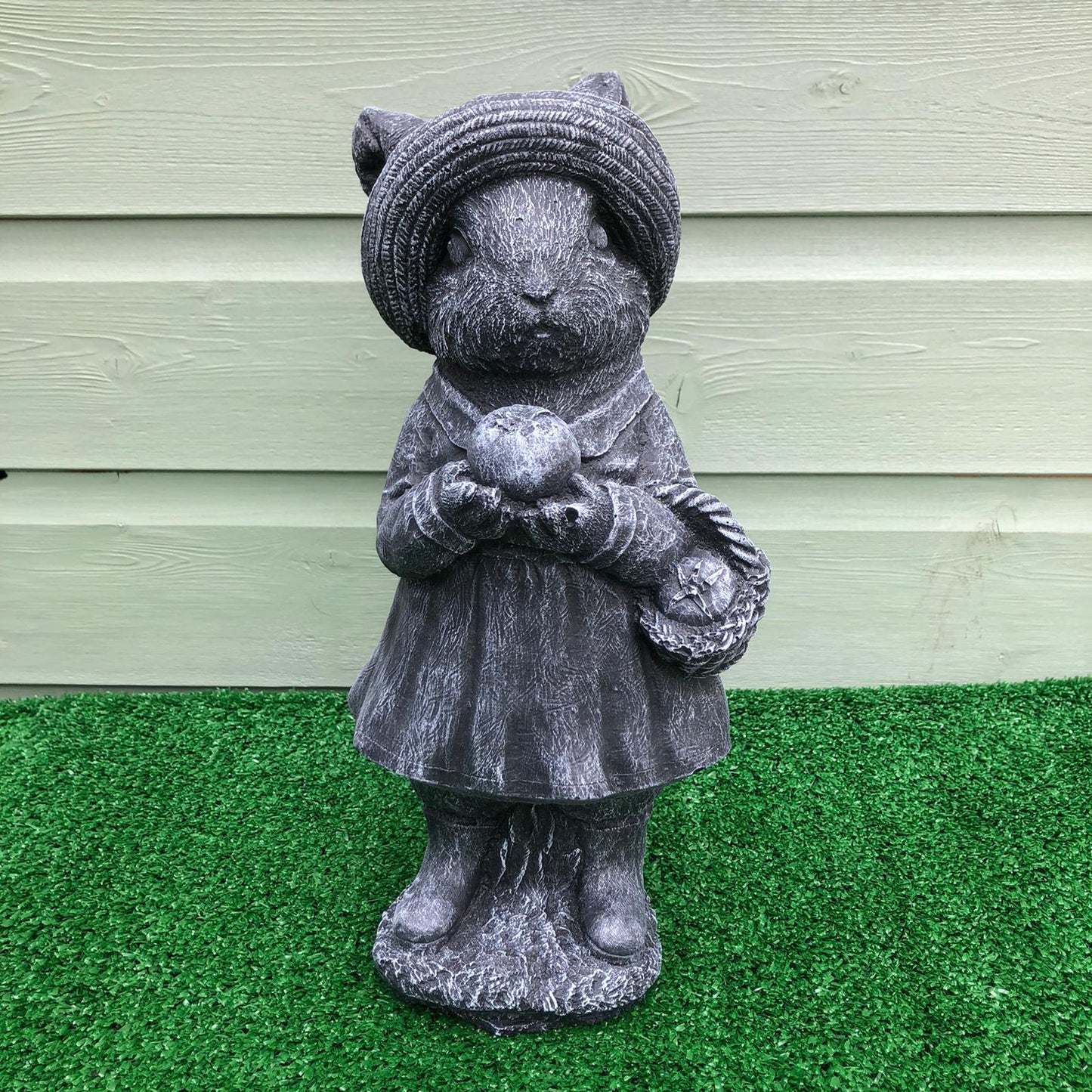 Surrey Stoneware - Rabbit With Basket Of Fruit - Mrs. Josephine Rabbit - Peter Rabbit's Mother - Beatrix Potter - Rabbit101