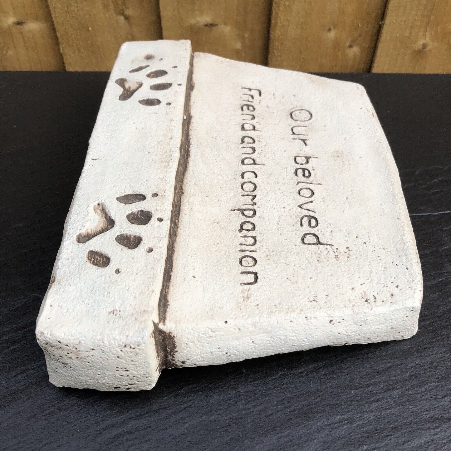 Surrey Stoneware - Memorial Sympathy Stone - Our Beloved Friend And Companion - Memorial913