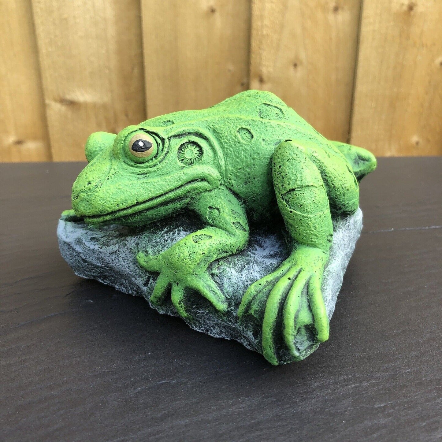 Surrey Stoneware - Frog Laying On A Rock - Frog25