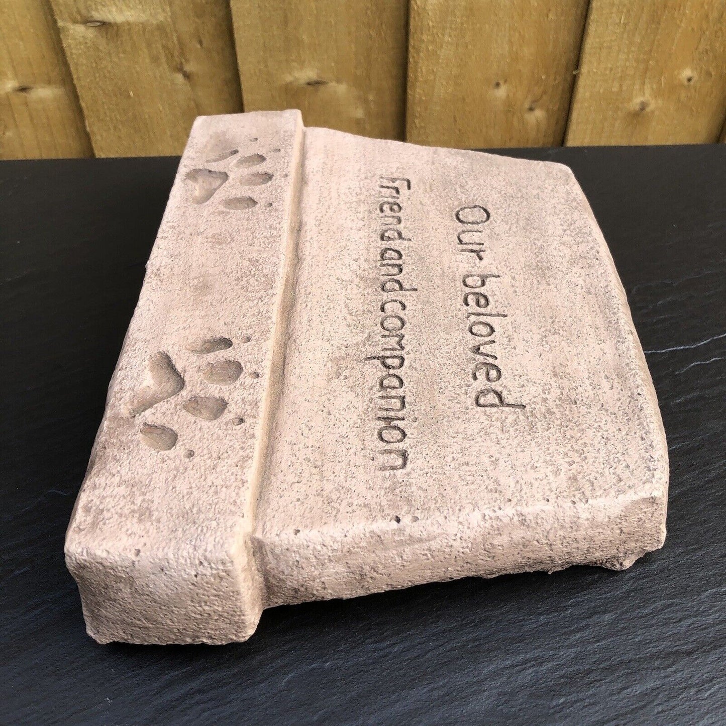 Surrey Stoneware - Memorial Sympathy Stone - Our Beloved Friend And Companion - Memorial916