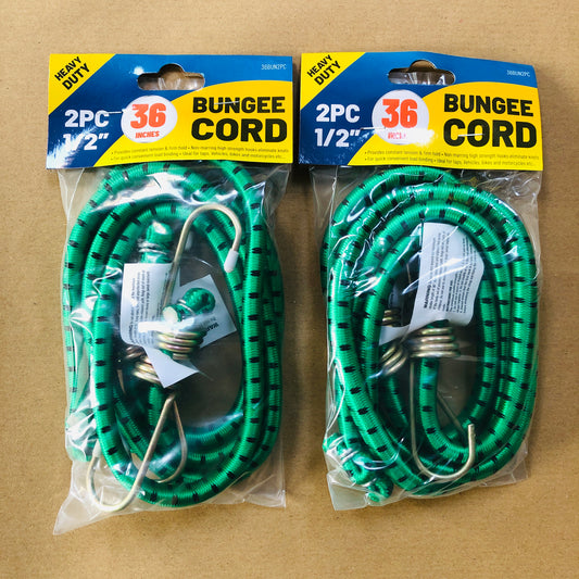 Bungees - 4 Heavy Duty Long Bungee Cords 90cm / 36" Long