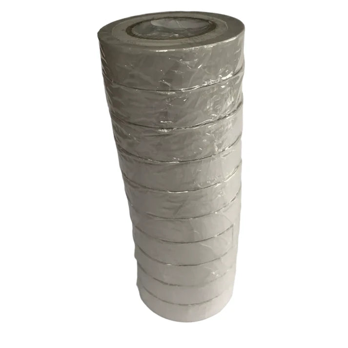 White Electrical Pvc Insulation Tape 19mm x 20m Tapes